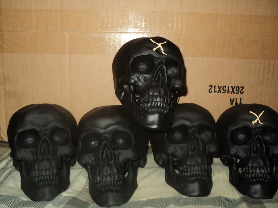 Image of Chalk Board Skulls(IN STOCK)