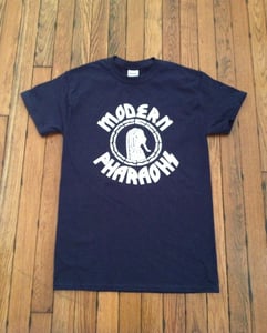 Image of Modern Pharaohs Navy Blue "Medallion" tee