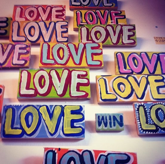 Image of Small Love Sign