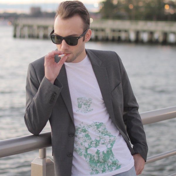 Image of A Gentleman By Nature White Tee
