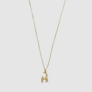 Image of Gold Llama Necklace