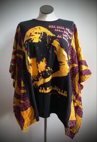 Image 2 of Upcycled “Janis Joplin/Tour” kantha quilt poncho