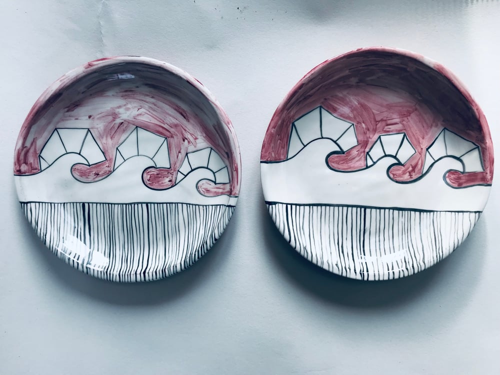 Image of THINKING ABOUT T IVES LARGE WINTER PLATE