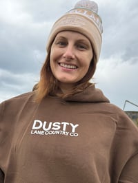 Image 2 of Dusty lane puff  brown hoodie