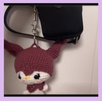 Image 3 of Mini Kuromi bag chain w/ 2 Cutsie Bracelets