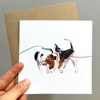 Image 5 of Canine Encounters - Set of 5 Luxury Greetings Cards