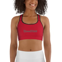 Image 1 of BOSSFITTED Red and Grey Sports Bra