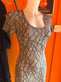 Image 2 of Grey Abstract Stretchy Dress M