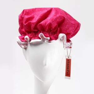 Image of Showercap mottled hot pink - regular size