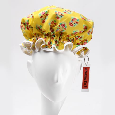 Image of Showercap lemon with multi-coloured detail - regular size 