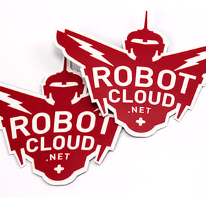 Image of Robot Cloud Stickers