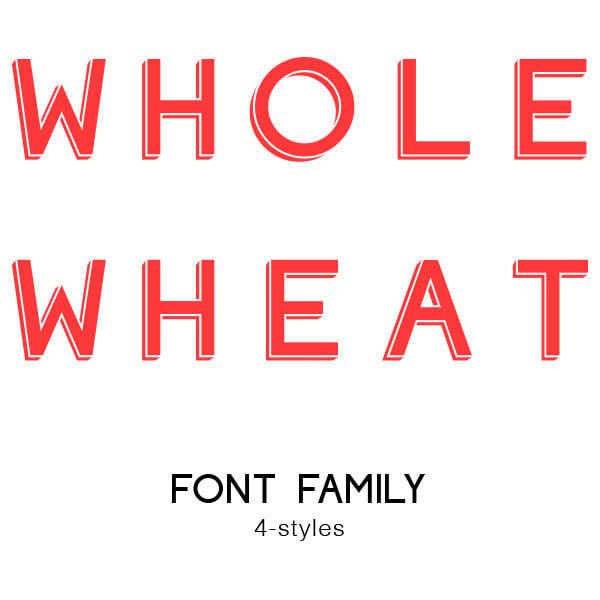 Image of Whole Wheat Font Family
