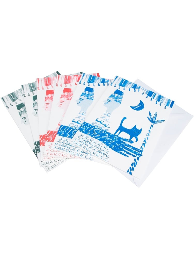 Rosy Nicholas 'Fez and the Moon' Greetings Cards