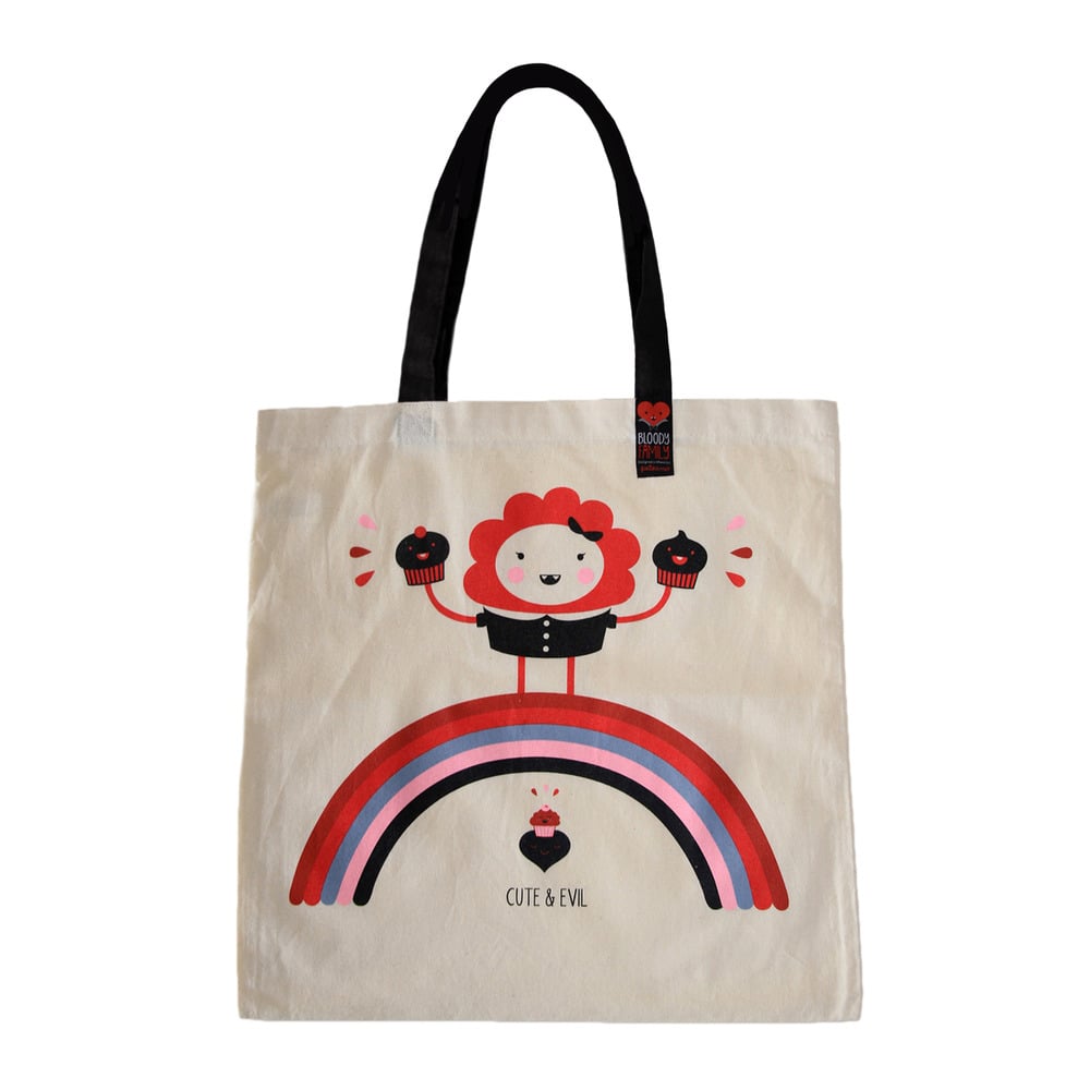 Image of Cute & Evil Cupcake / TOTE BAG