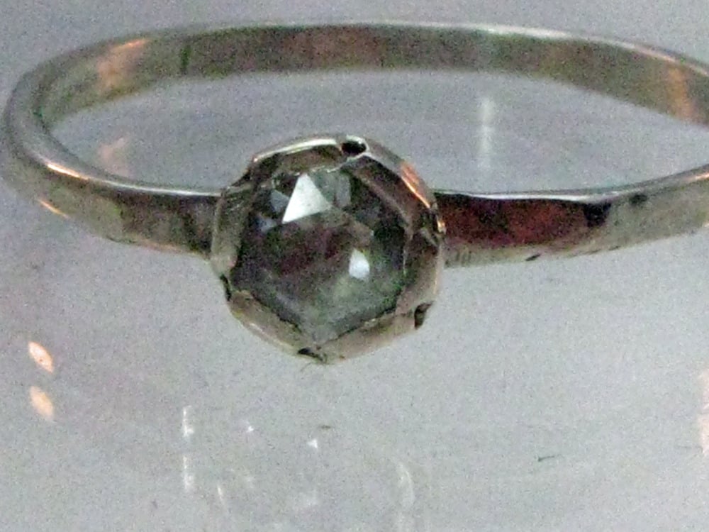 Handmade RoseCut Diamond Engagement Ring. Rustic / Emily Wiser Jewelry