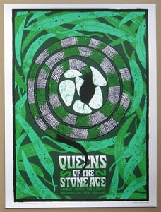 Image of Queens of the Stone Age poster New Zealand 03/20/08