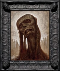 ZOMBIE- Limited Edition Canvas Giclee w/ Custom Frame