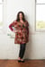 Image of Georgette Tunic Top - Spice Tones 