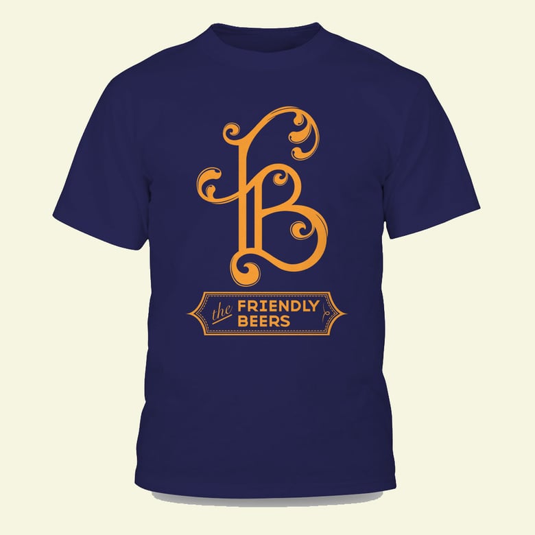 Image of TFB Blue and Gold Print