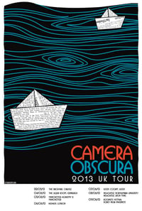 Camera Obscura UK Tour Poster