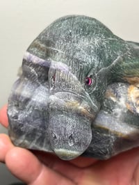 Image 12 of Platypus Fluorite Carving #2919