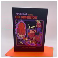 Image 2 of Cat Portal Birthday Card