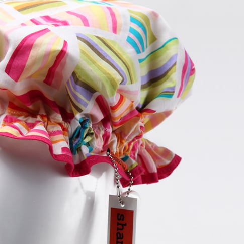 Image of Showercap bright stripes - regular size