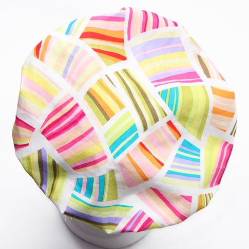 Image of Showercap bright stripes - regular size