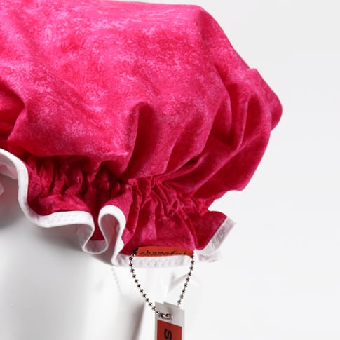 Image of Showercap mottled hot pink - regular size