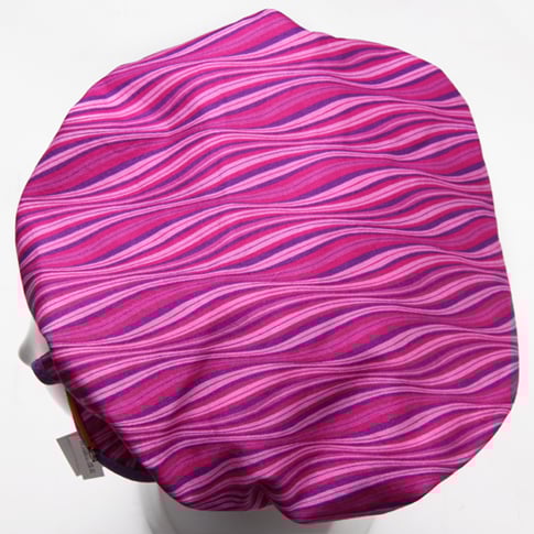 Image of Showercap pink and purple stripes - big size