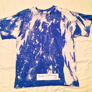 Image of Blue Crease Acid Wash T-Shirt