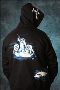 Image 1 of Whaling / Hoodie - Black