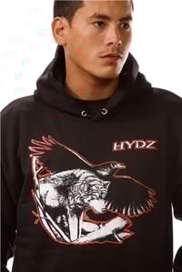 Image 1 of Wolf/Raven / Hoodie - Black