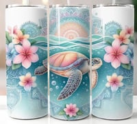 blue turtle 20oz tumblers