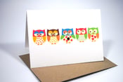 Image of Beautiful Owl Handmade Card (to go with that gift voucher)