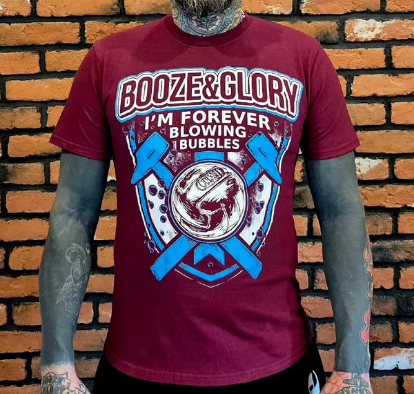 Image of Booze & Glory West Ham Tshirt