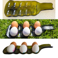 Recycled ♻️ Wine Bottle Egg Holder