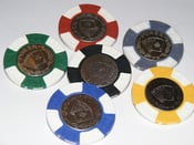 Image of Poker Chip Brooch