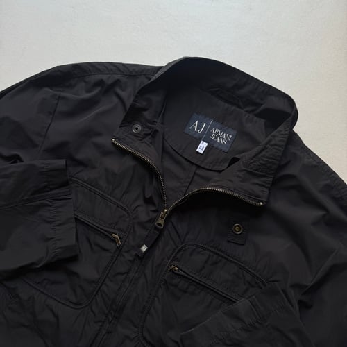 Image of 2000s Armani Jeans Nylon Jacket, Size Medium