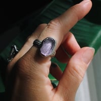 Image 2 of Raw Amethyst Ring 