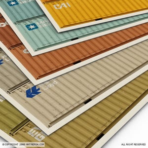 Image of Container Poster Set (5 posters)