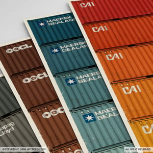 Image of Container Poster Set (5 posters)