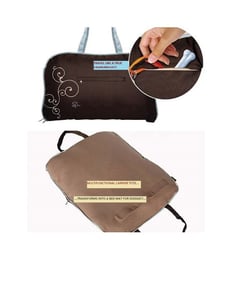 Image of SALE! - MULTI FUNCTIONAL, 2 IN 1 CARRIER TOTE+BED MAT