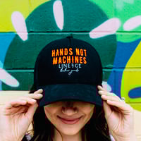 Image 1 of Hand Not Machines Trucker Hat