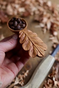 Image 5 of Oak Leaf~   Coffee Scoop 