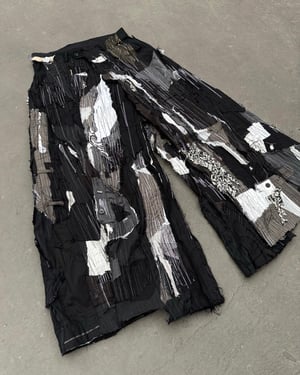 Image of MASSTAK - 190 Destructive Patchwork Trousers
