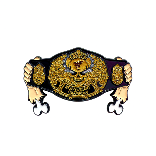 Heavyweight Champ Pack Pin - Stone Cold Smoking Skull Belt