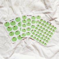 Image 1 of Green apple stickers