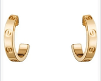 Image 1 of Cart Hoop Earrings 