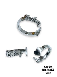 Image 1 of Hockey Ring (Stainless Steel) [Free shipping]